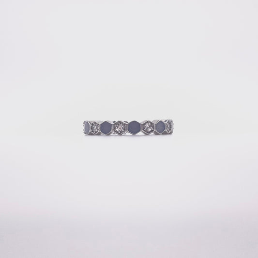 Honeycome Birthstone Stacker