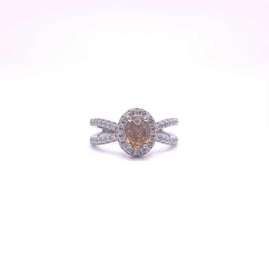 Infinity Halo Keepsake Ring