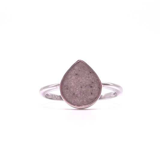 Simple Pear Shaped Ring