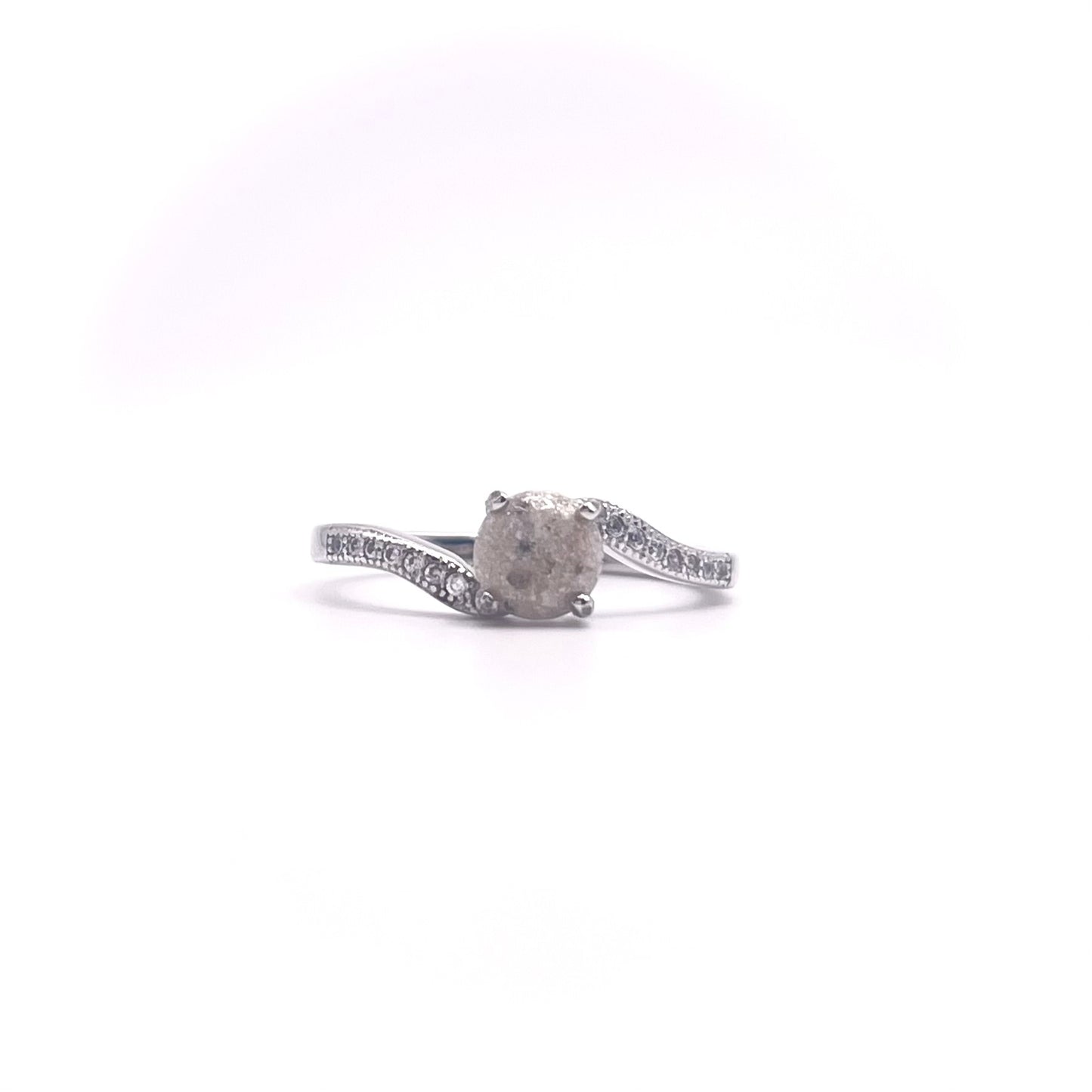 Dainty Round Keepsake Ring