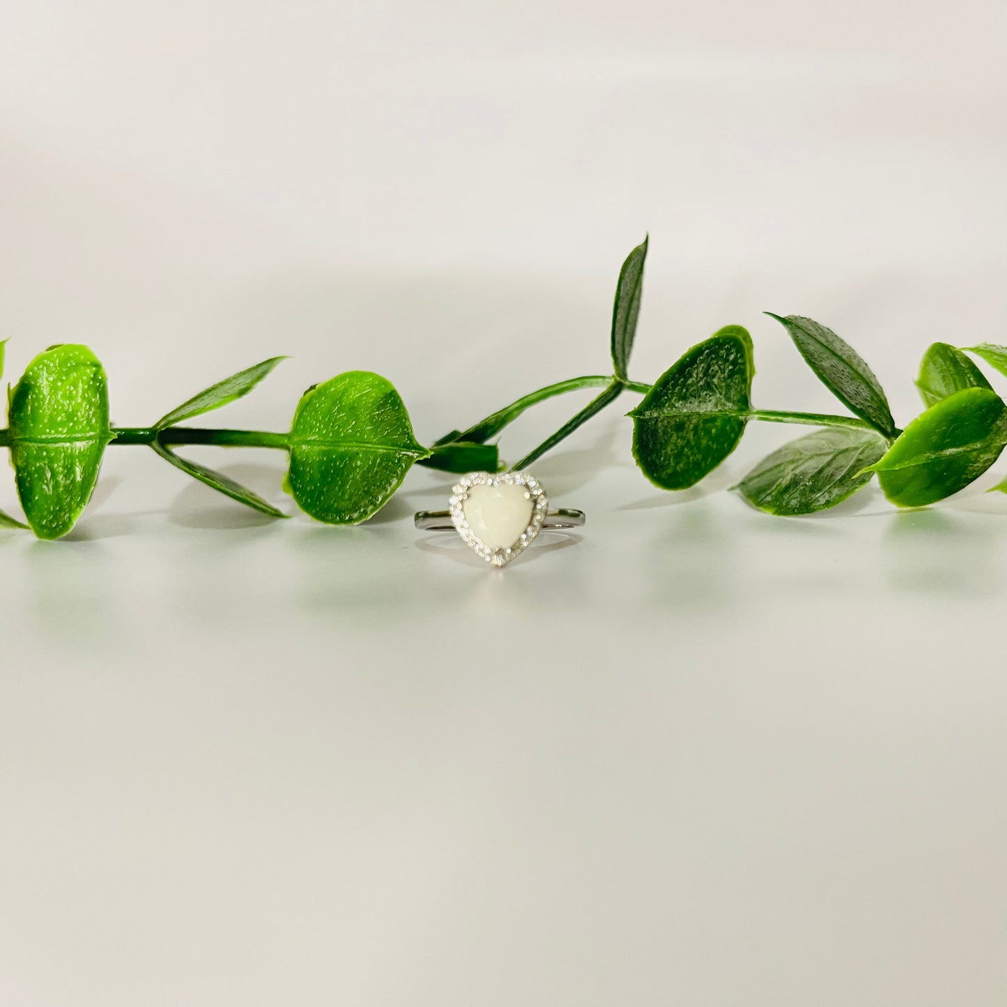 Heart Halo Keepsake Ring